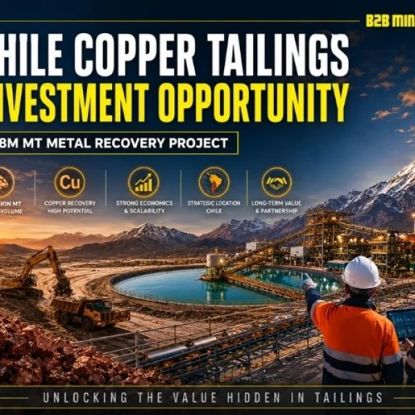 Chile Copper Tailings Investment Opportunity | 7.8M MT Metal Recovery Project