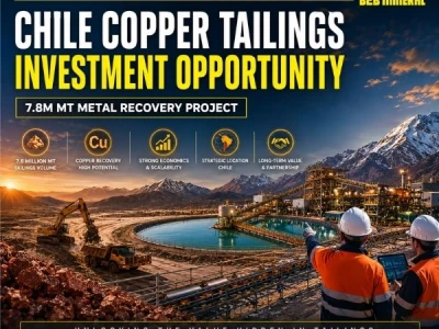 Chile Copper Tailings Investment Opportunity | 7.8M MT Metal Recovery Project