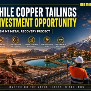 Chile Copper Tailings Investment Opportunity | 7.8M MT Metal Recovery Project