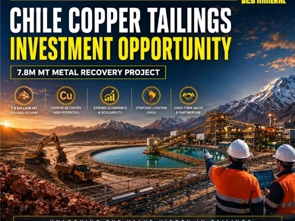 Chile Copper Tailings Investment Opportunity | 7.8M MT Metal Recovery Project