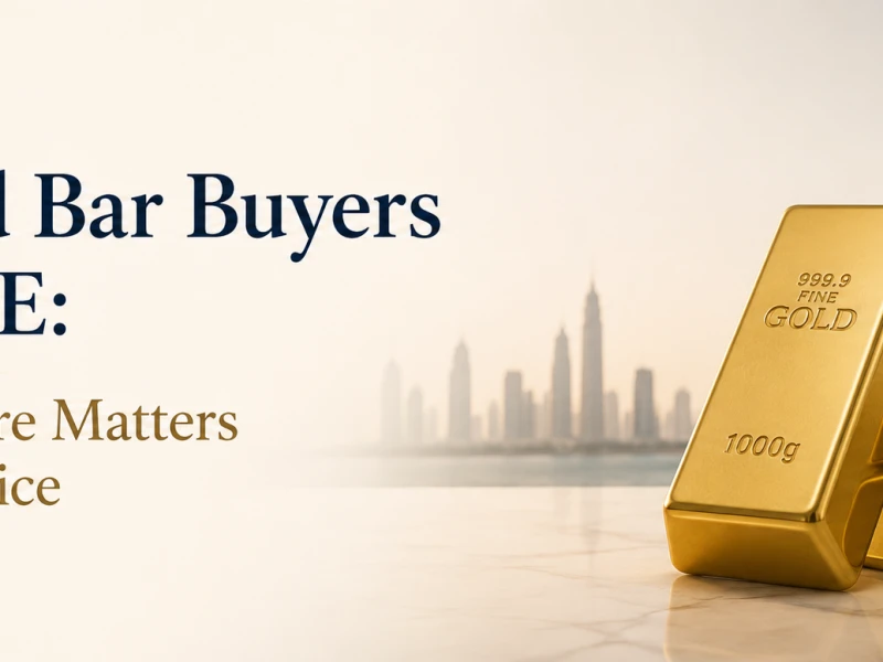 Real Gold Bar Buyers in the UAE: Why Procedure Matters More Than Price
